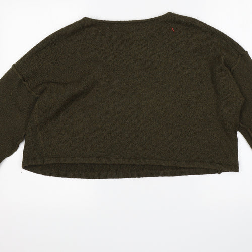 FOREVER 21 Womens Green   Pullover Jumper Size M