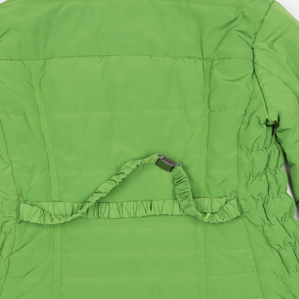 Per Una Womens Green   Puffer Jacket Coat Size 12