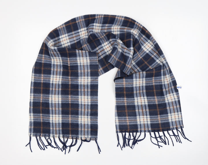 Preworn Mens Multicoloured Plaid  Scarf  Size Regular