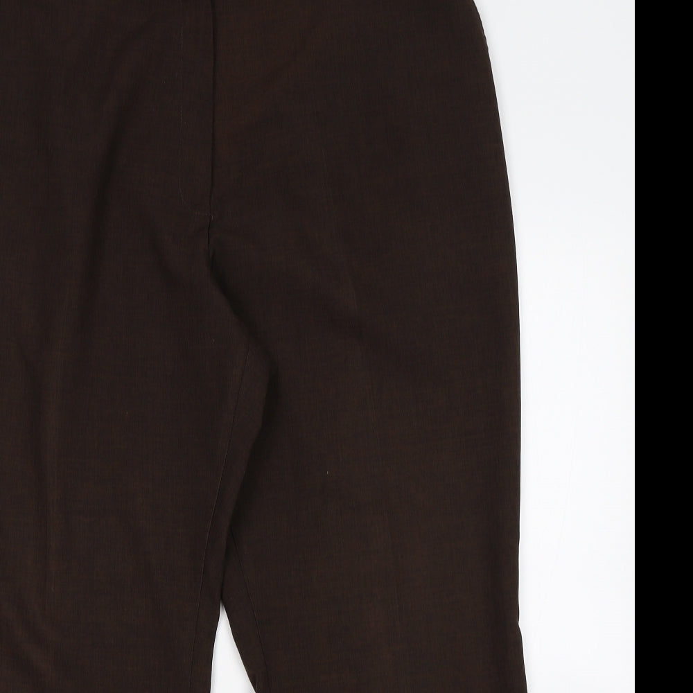 M&S Womens Brown   Trousers  Size 20 L26 in