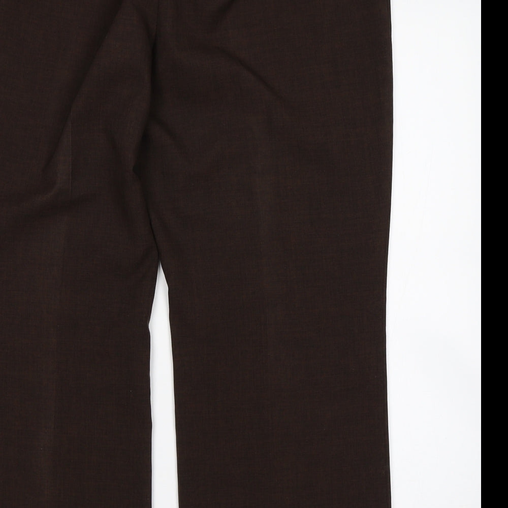 M&S Womens Brown   Trousers  Size 20 L26 in