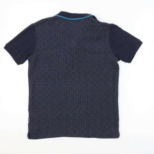 Ben Sherman Boys Blue Check  Basic Polo Size 10-11 Years