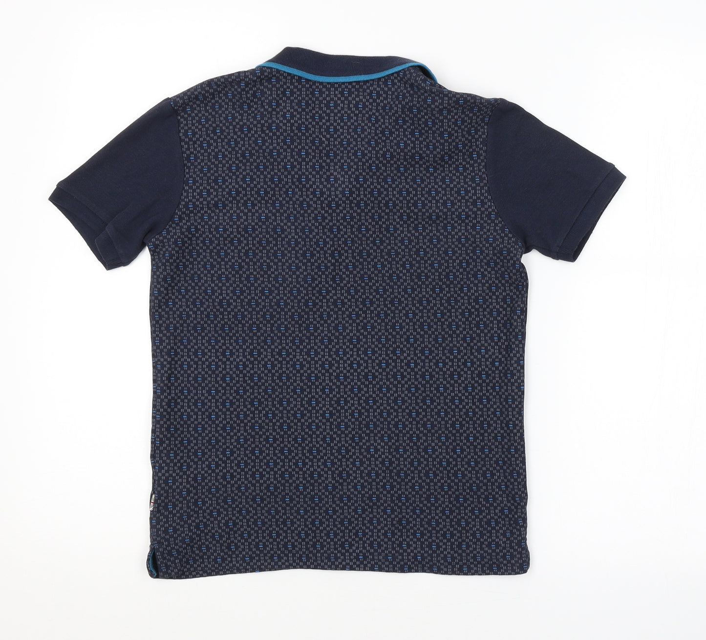 Ben Sherman Boys Blue Check  Basic Polo Size 10-11 Years