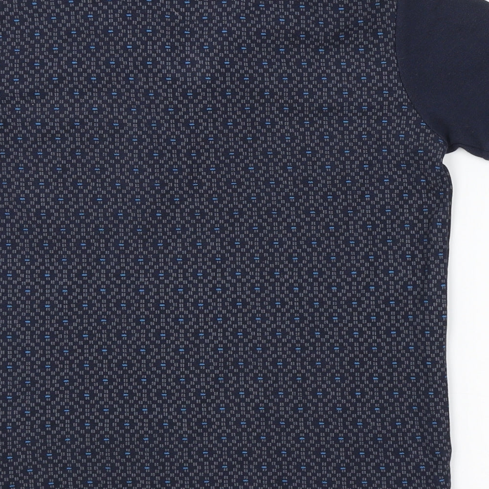 Ben Sherman Boys Blue Check  Basic Polo Size 10-11 Years