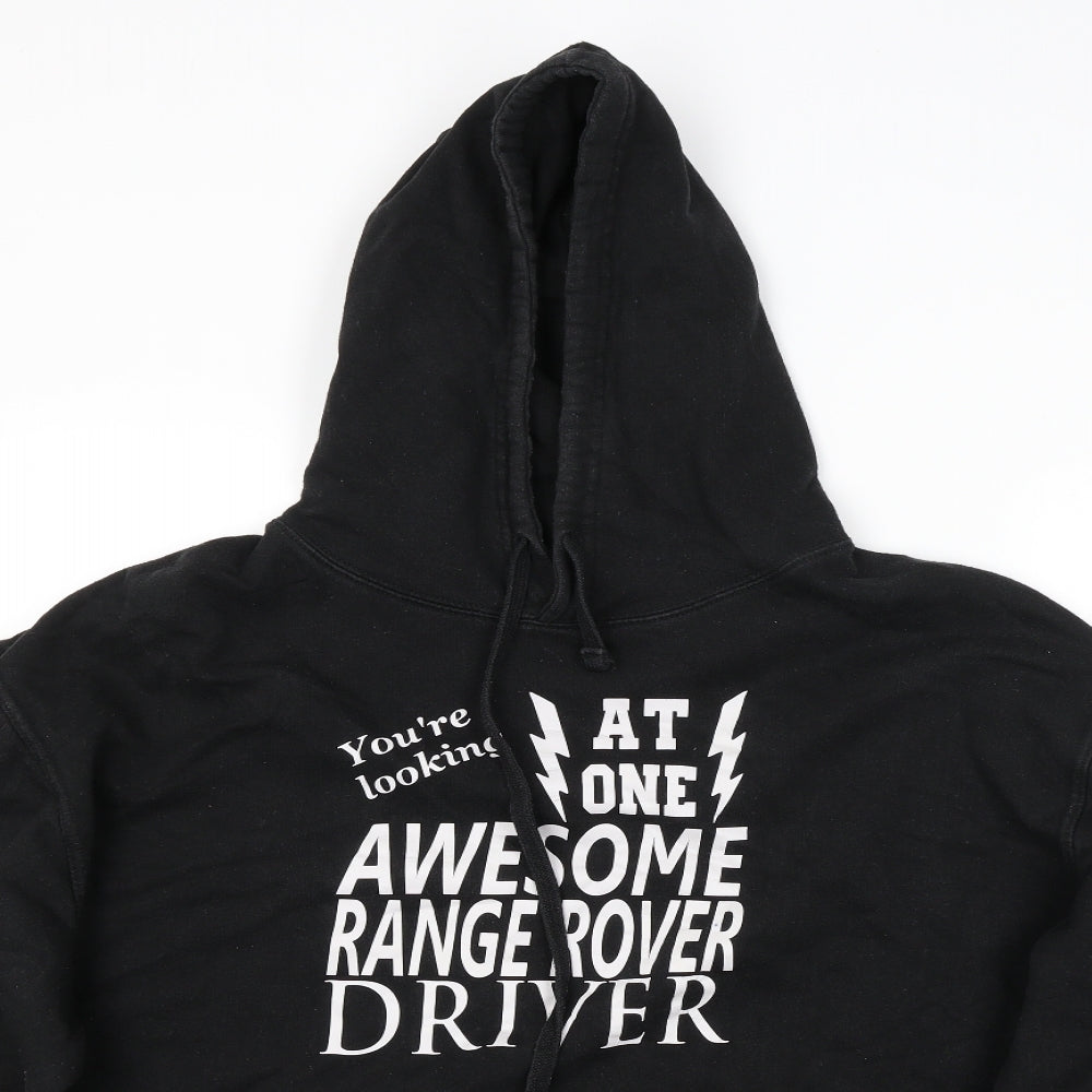 Preworn Mens Black   Pullover Hoodie Size 2XL