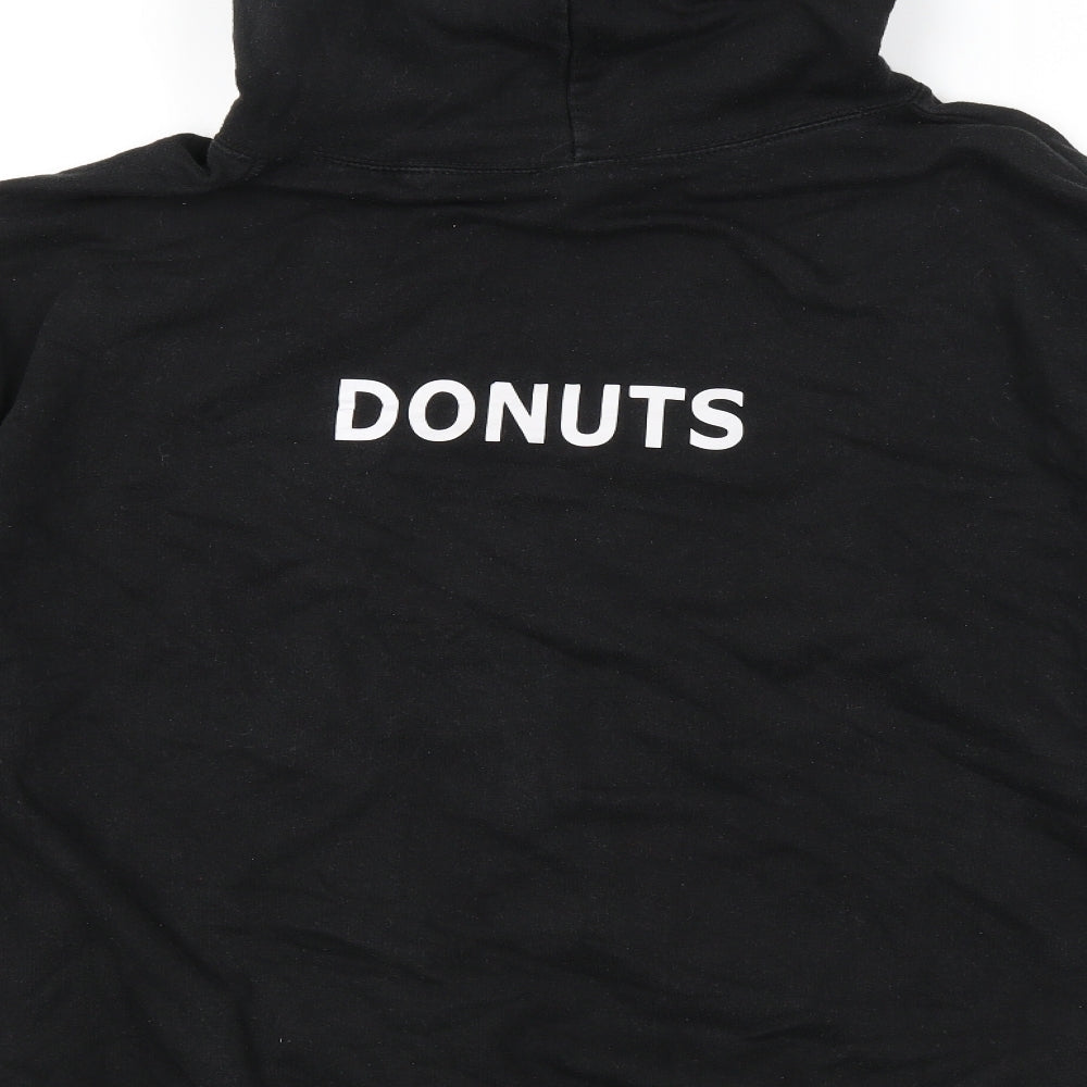Preworn Mens Black   Pullover Hoodie Size 2XL