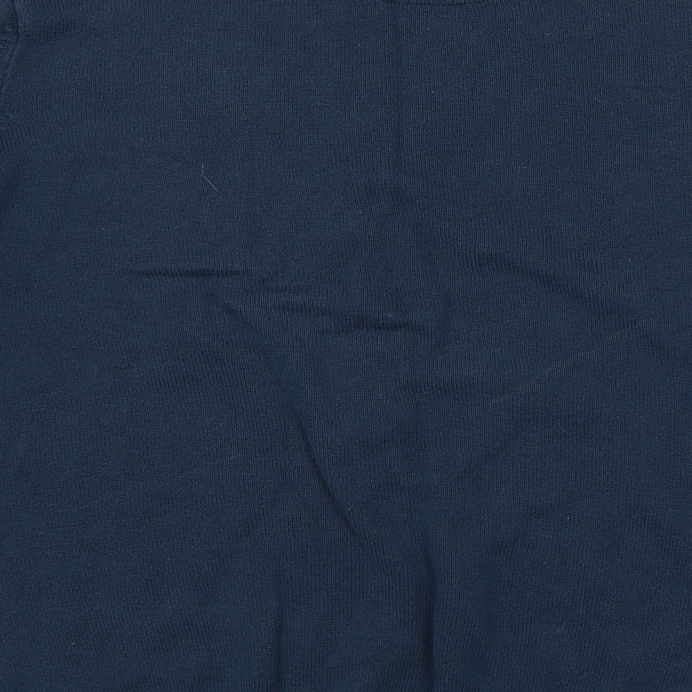 Blue Harbour Mens Blue   Pullover Jumper Size L