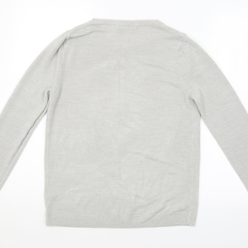 M&S Womens Grey   Pullover Jumper Size 10