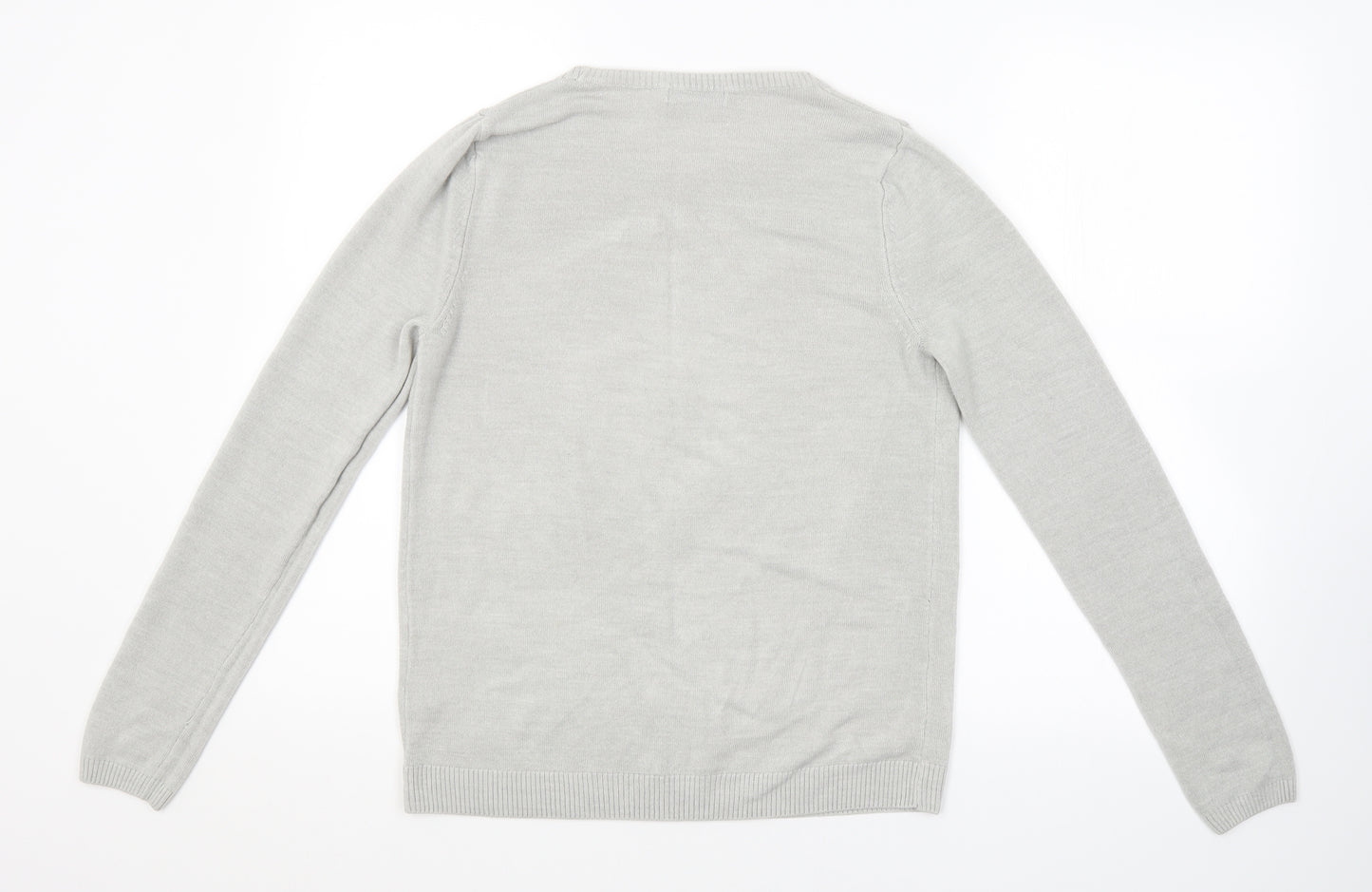 M&S Womens Grey   Pullover Jumper Size 10