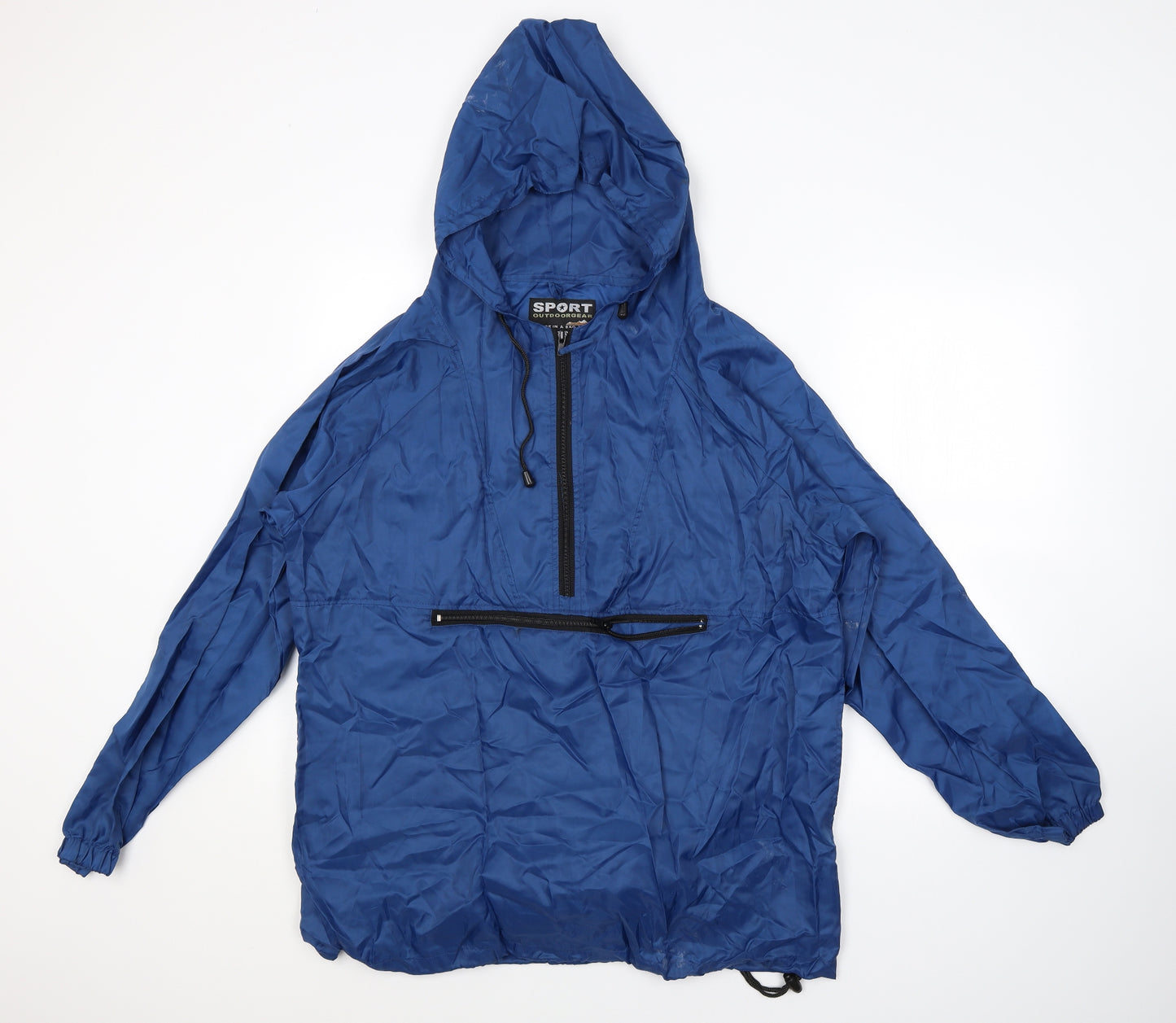 Preworn Mens Blue   Rain Coat Coat Size M