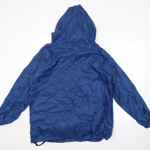 Preworn Mens Blue   Rain Coat Coat Size M
