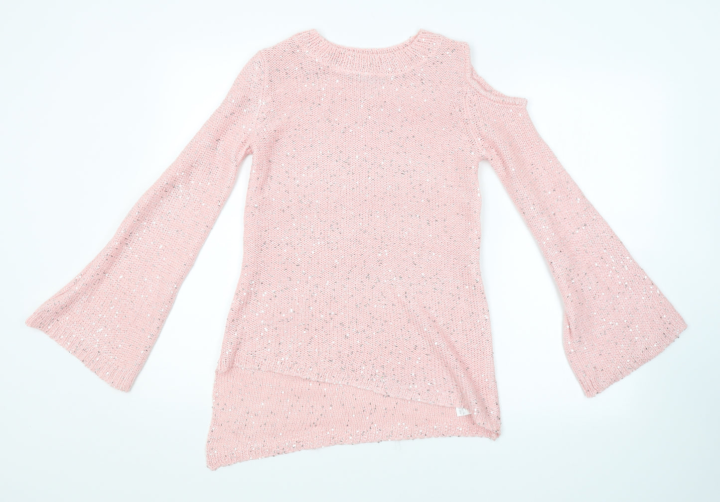 River Island Girls Pink   Pullover Jumper Size 11-12 Years