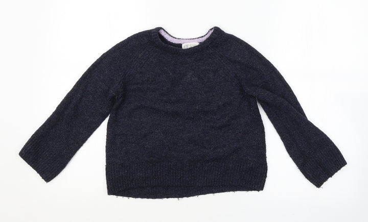 H&M Girls Purple   Pullover Jumper Size 7-8 Years