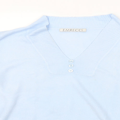 Emreco Womens Blue   Pullover Jumper Size 12