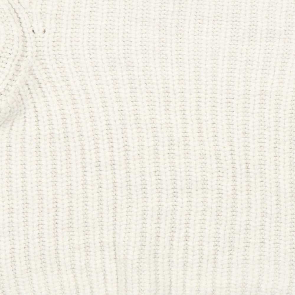 River Island Womens White   Pullover Jumper Size S