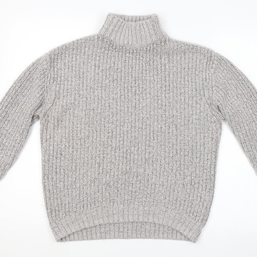 Warehouse Womens Silver   Pullover Jumper Size 10
