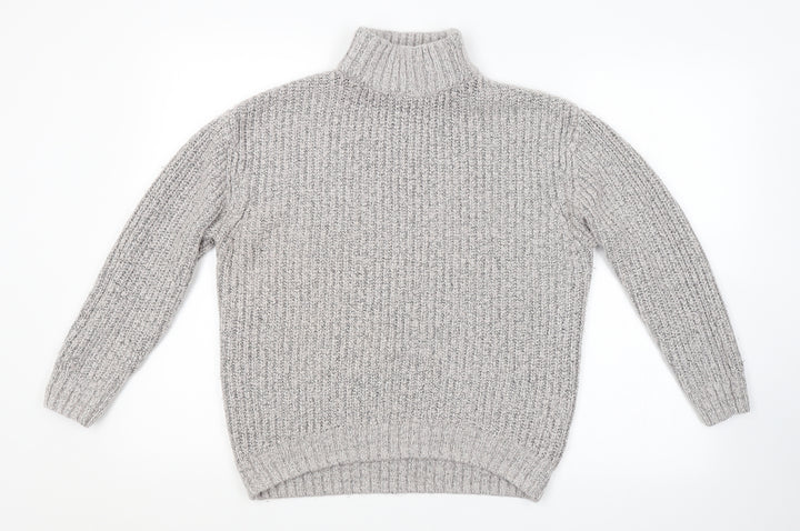 Warehouse Womens Silver   Pullover Jumper Size 10