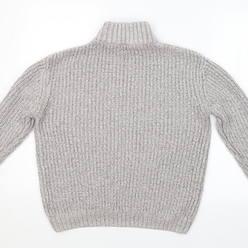 Warehouse Womens Silver   Pullover Jumper Size 10