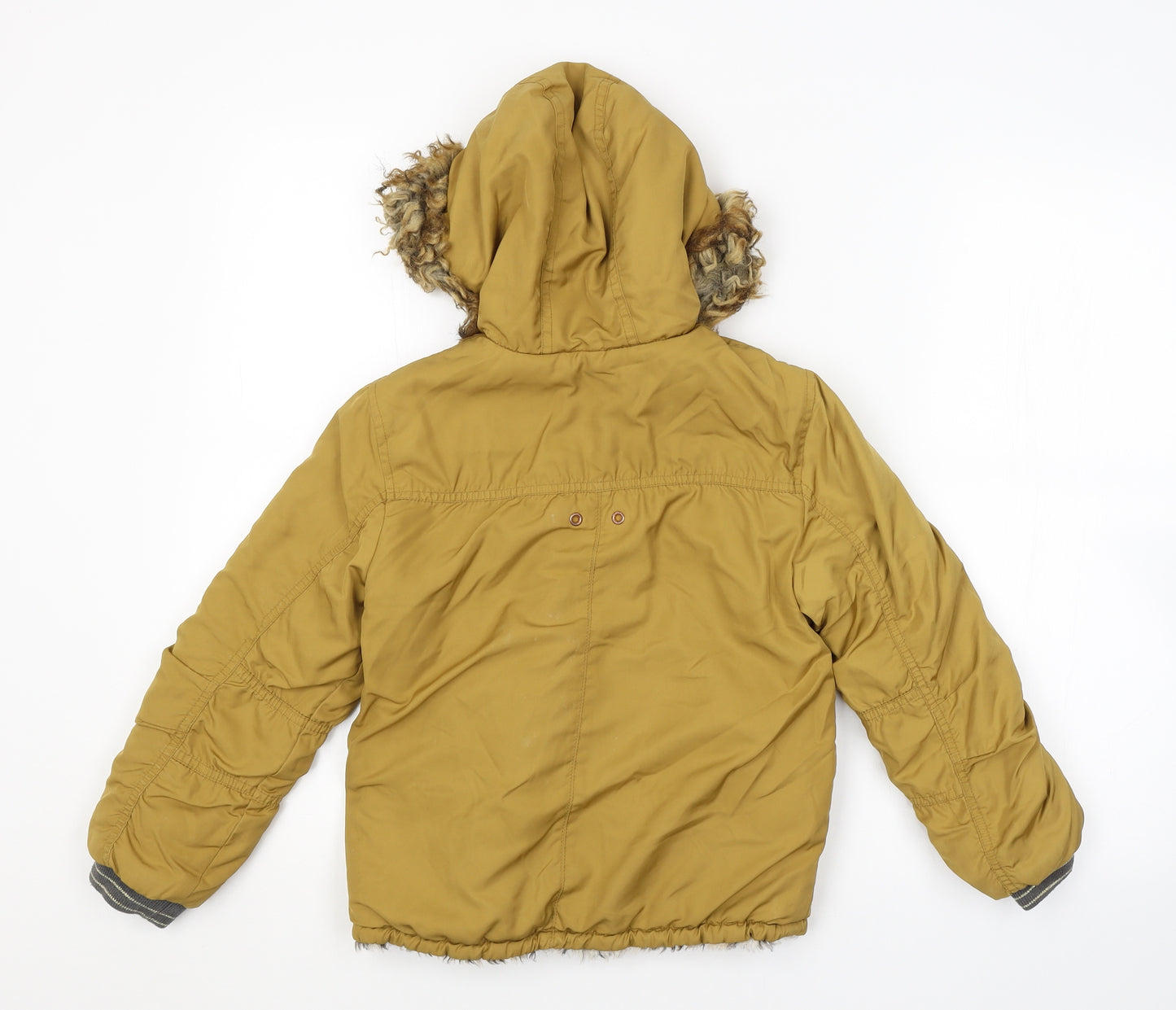 Preworn Boys Brown   Basic Coat Coat