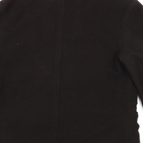 Preworn Womens Black   Overcoat Coat