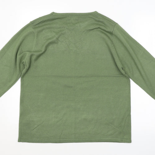 Fay Louise Womens Green   Pullover Jumper