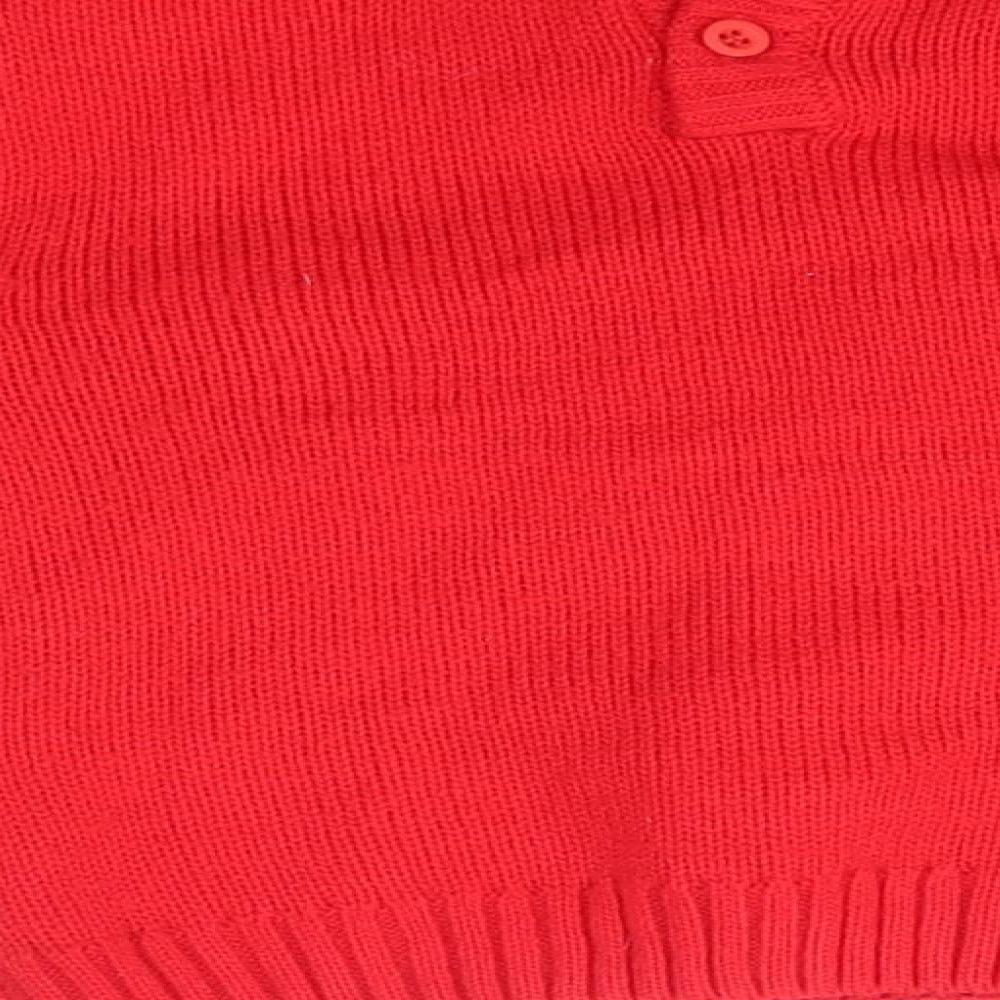 Matalan Baby Red   Pullover Jumper Size 9-12 Months  - penguin