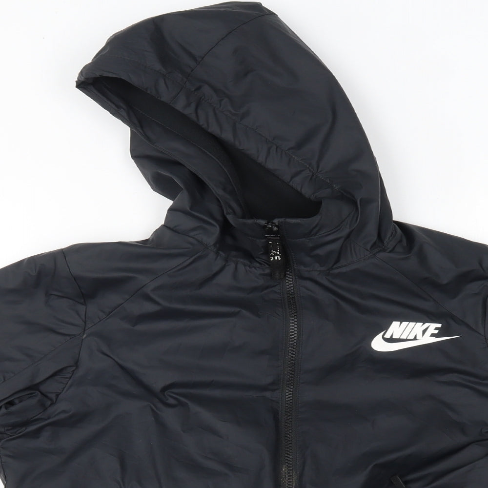 Nike Boys Black   Jacket Coat Size 12-13 Years