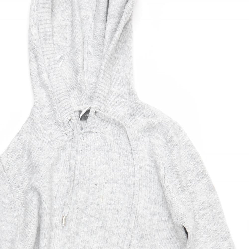 Primark Womens Grey   Pullover Hoodie Size M