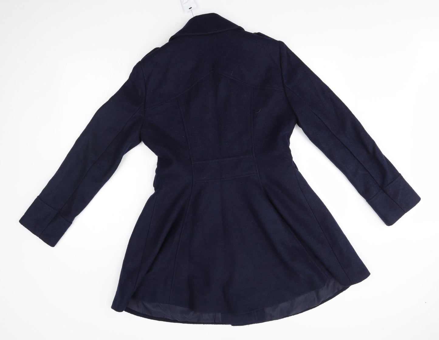 New Look Womens Blue   Overcoat Coat Size 12