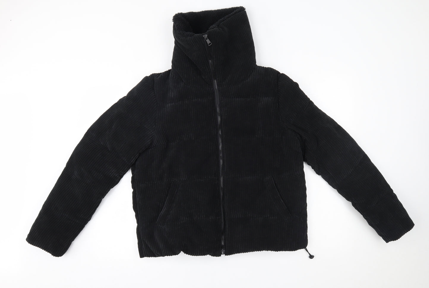 Primark Womens Black   Puffer Jacket Coat Size S