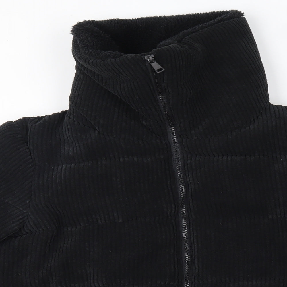 Primark Womens Black   Puffer Jacket Coat Size S