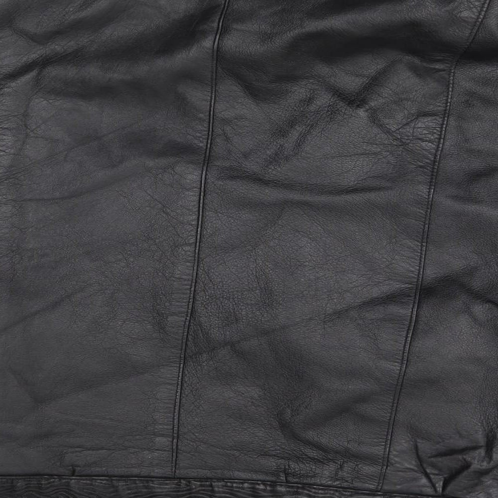 Preworn Mens Black   Biker Coat Size M