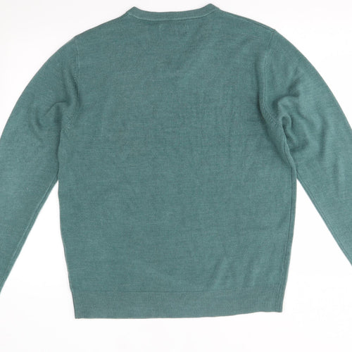 Easy Mens Blue   Pullover Jumper Size L