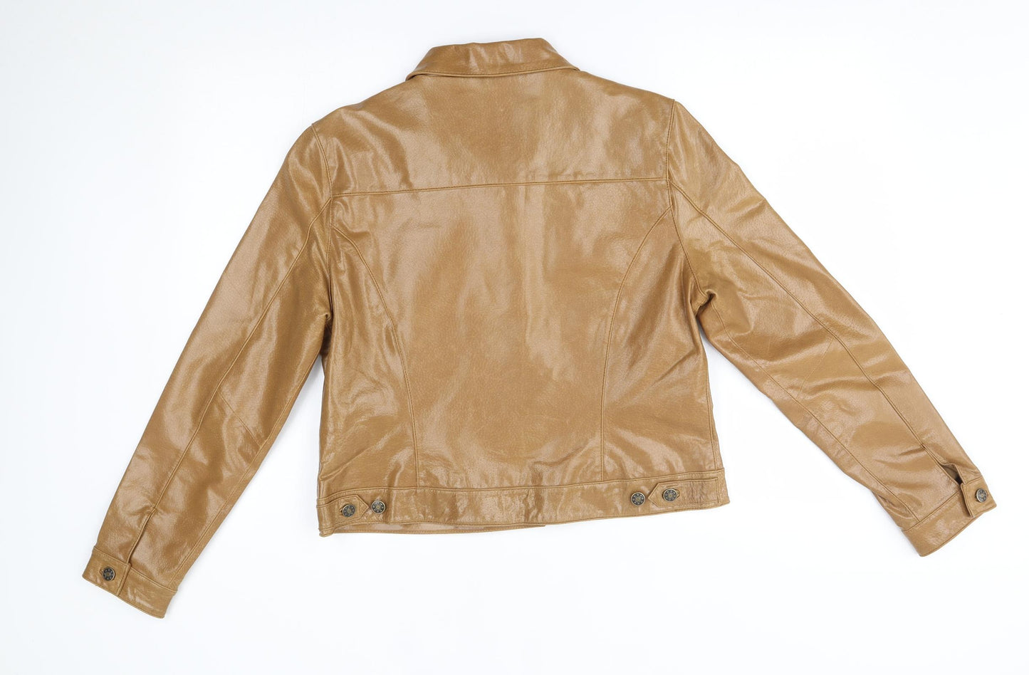 modern classics Womens Brown   Biker Coat Size 14