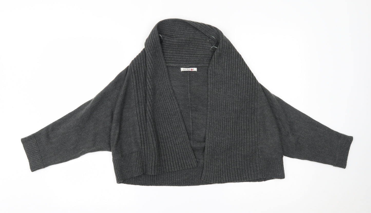 George Womens Grey   Shrug Jumper Size 8