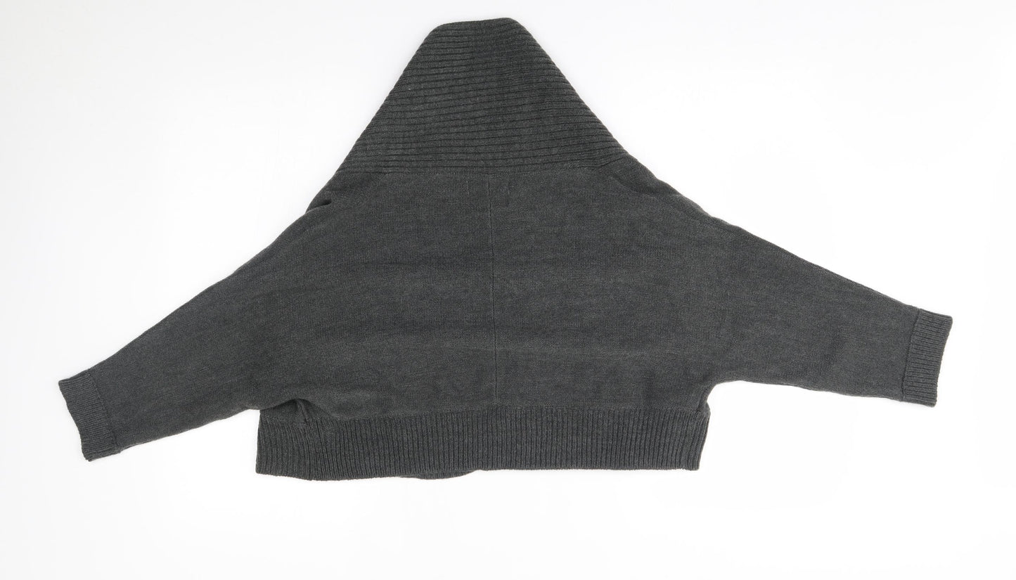 George Womens Grey   Shrug Jumper Size 8