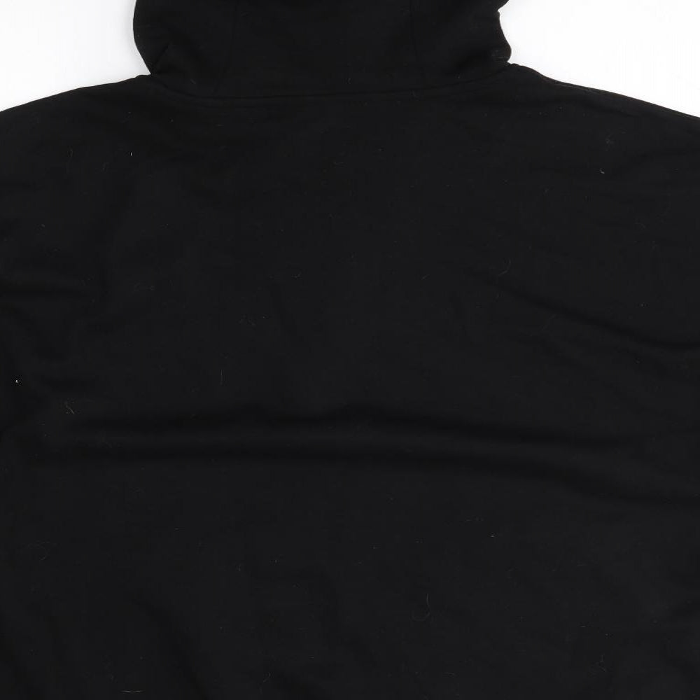 H&M Womens Black   Pullover Hoodie Size XL  - butterfly