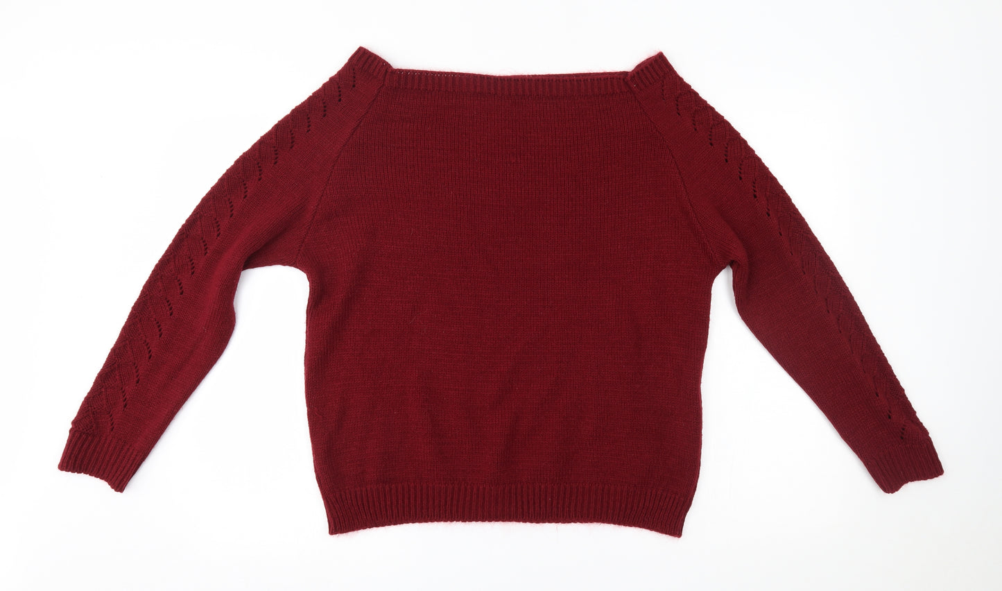 look of the day Womens Red   Pullover Jumper Size L