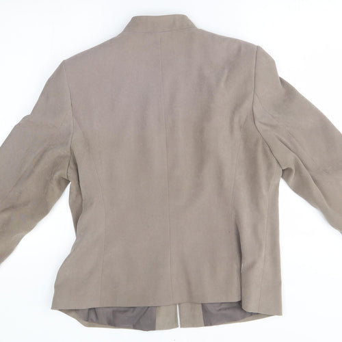 BM Womens Beige   Jacket Blazer Size 16