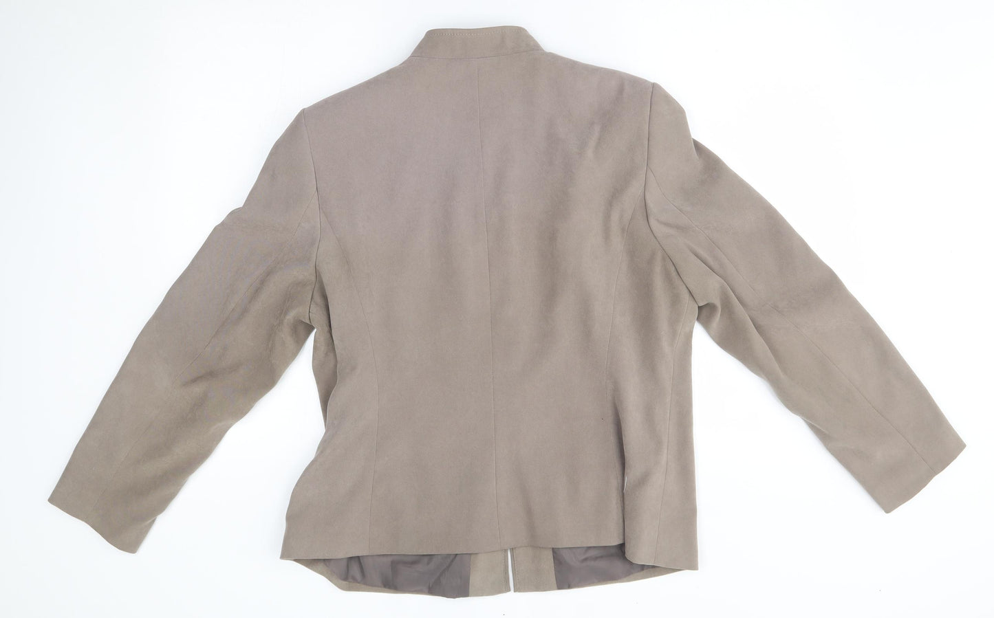 BM Womens Beige   Jacket Blazer Size 16