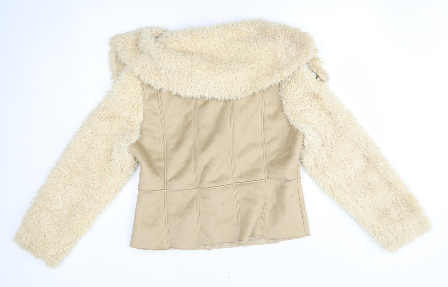 New York Laundry Womens Beige   Jacket Coat Size 14