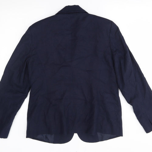 BM Womens Blue   Jacket Blazer Size 14  -