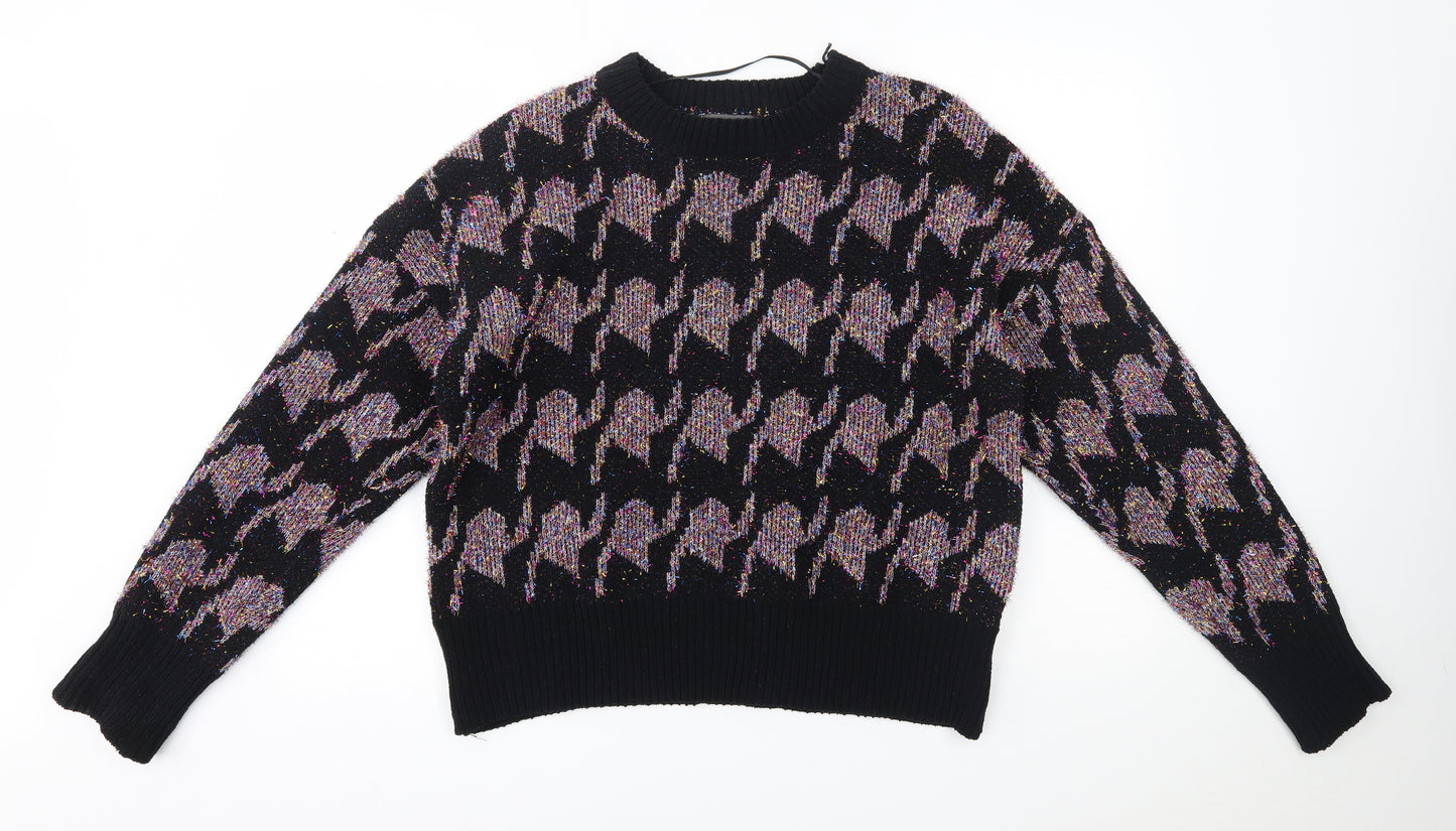 Primakr Womens Black   Pullover Jumper Size M