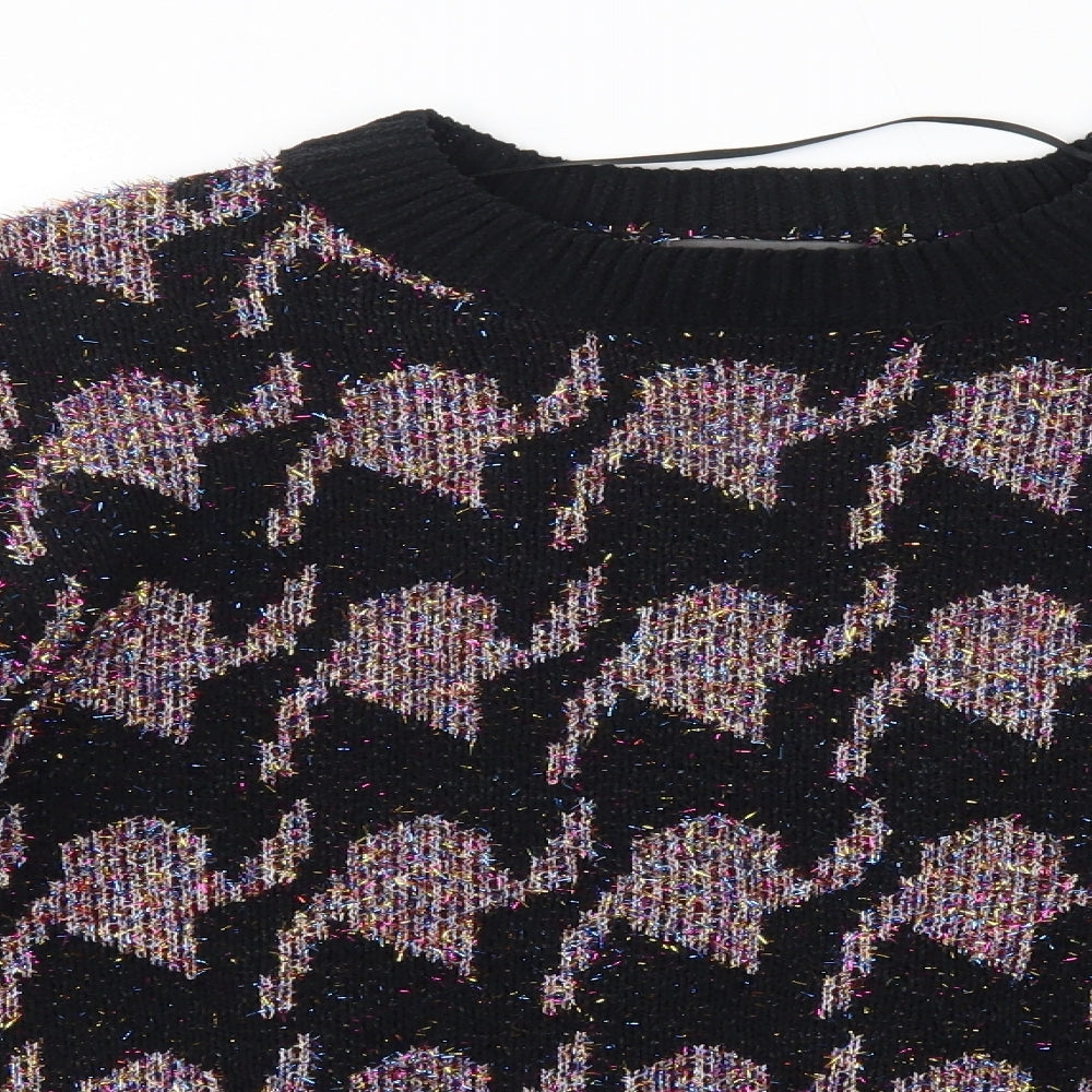 Primakr Womens Black   Pullover Jumper Size M