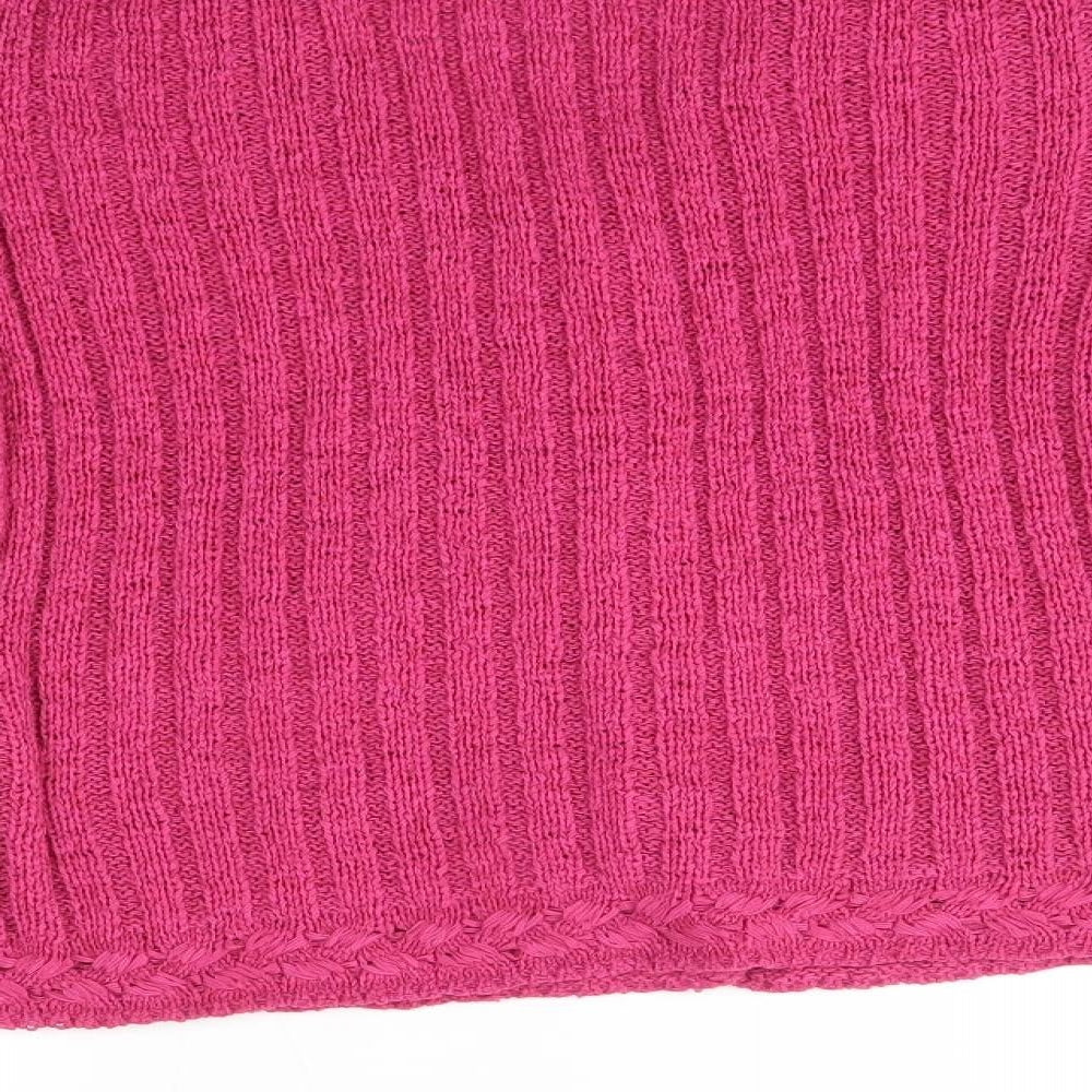 M&S Womens Pink   Cardigan Jumper Size 16
