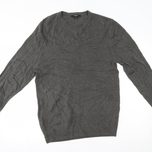 George Mens Grey   Pullover Jumper Size M