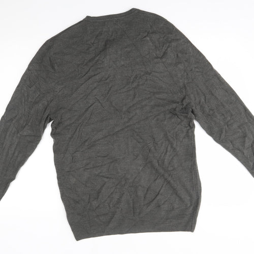 George Mens Grey   Pullover Jumper Size M