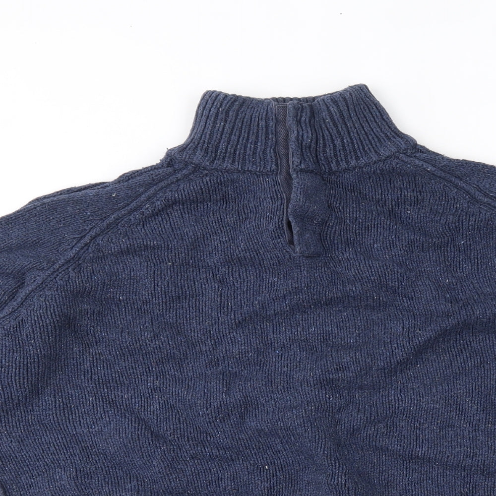 M&S Mens Blue   Pullover Jumper Size L