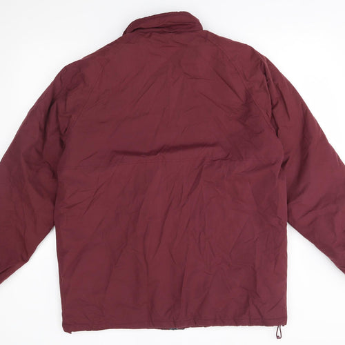 Hutson harbour Mens Red   Anorak Coat Size M