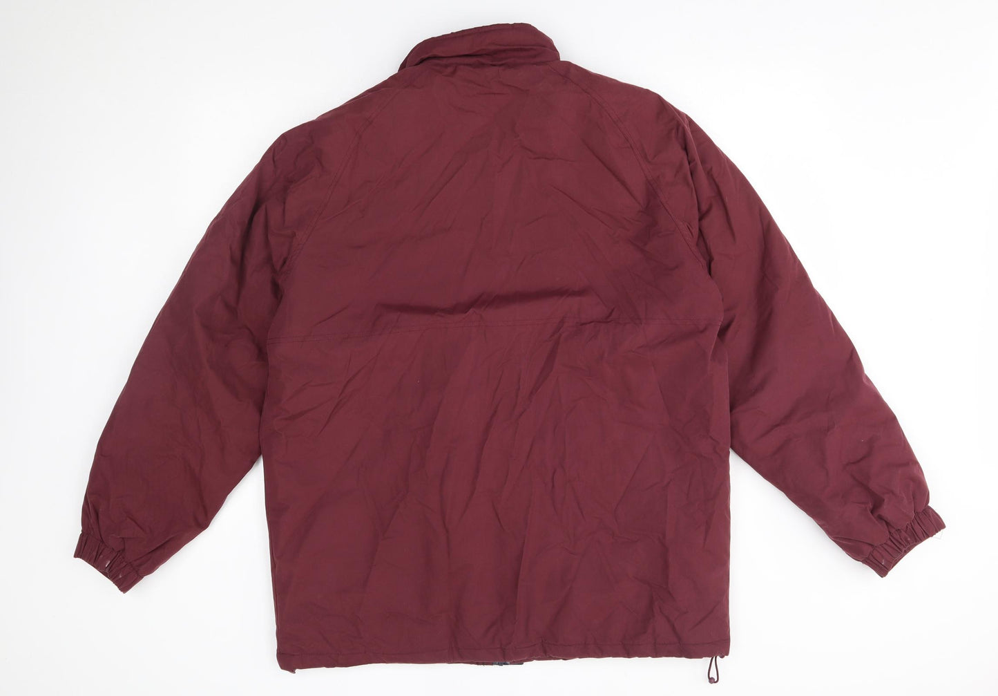 Hutson harbour Mens Red   Anorak Coat Size M